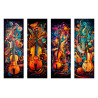 PANNEAU MARQUE PAGE VIOLONS 18x27 cm