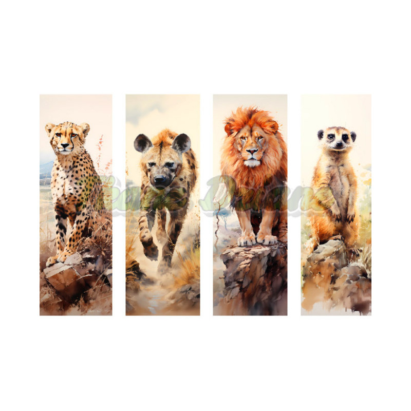 PANNEAU MARQUE PAGE LION ET COMPAGNIE 18x27 cm