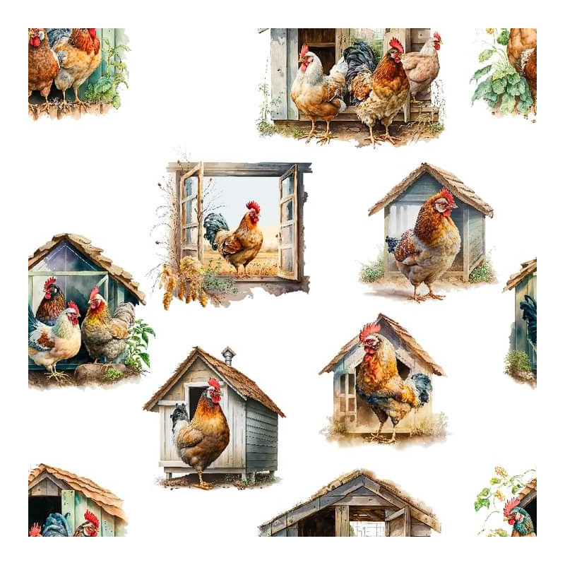 MICROFIBRE PELUCHE EXTRA DOUCECOCOTTES FOND BLANC