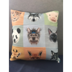 Animaux d'ici et là coton premium