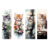 PANNEAU MARQUE PAGE CHATONS 1 18x27 cm