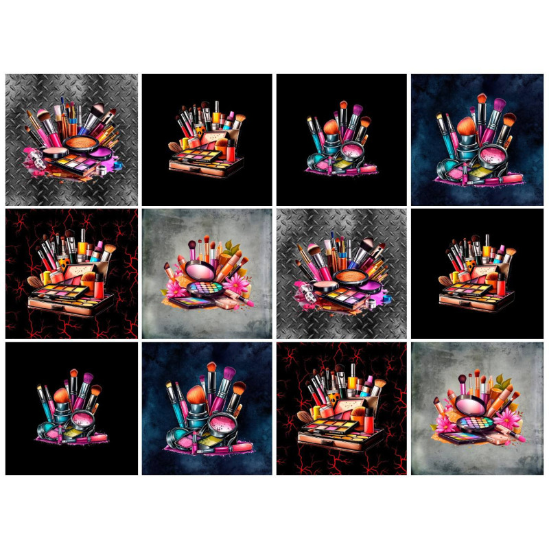 LOT 12 LINGETTES 12x12 cm maquillage