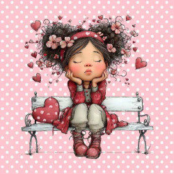 Panneau 15x15 cm velours...