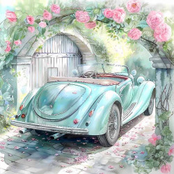 panneau 15x15 cm velours...