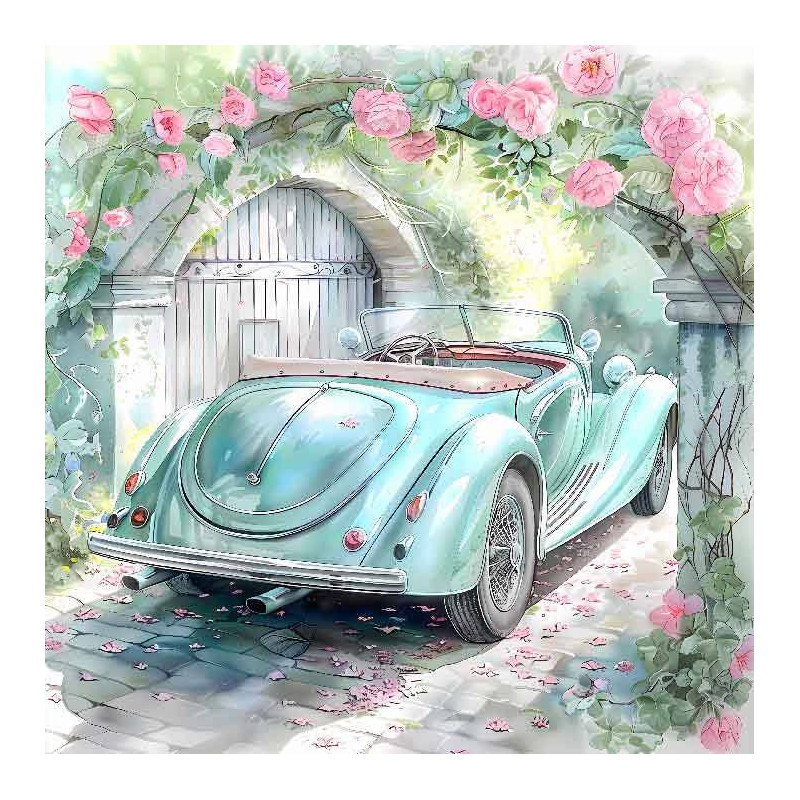 panneau 15x15 cm velours tapissier voiture ancienne