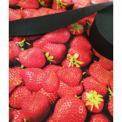 Jersey fraises oeko tex
