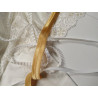 Kit lingerie dentelle blanc et or