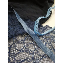 Kit lingerie dentelle bleu