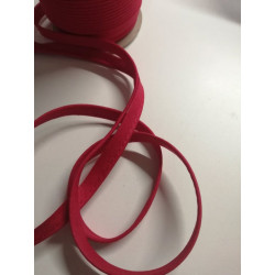 Passepoil coton rouge