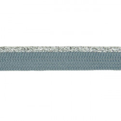 PASSEPOIL gris argent lurex 10 mm